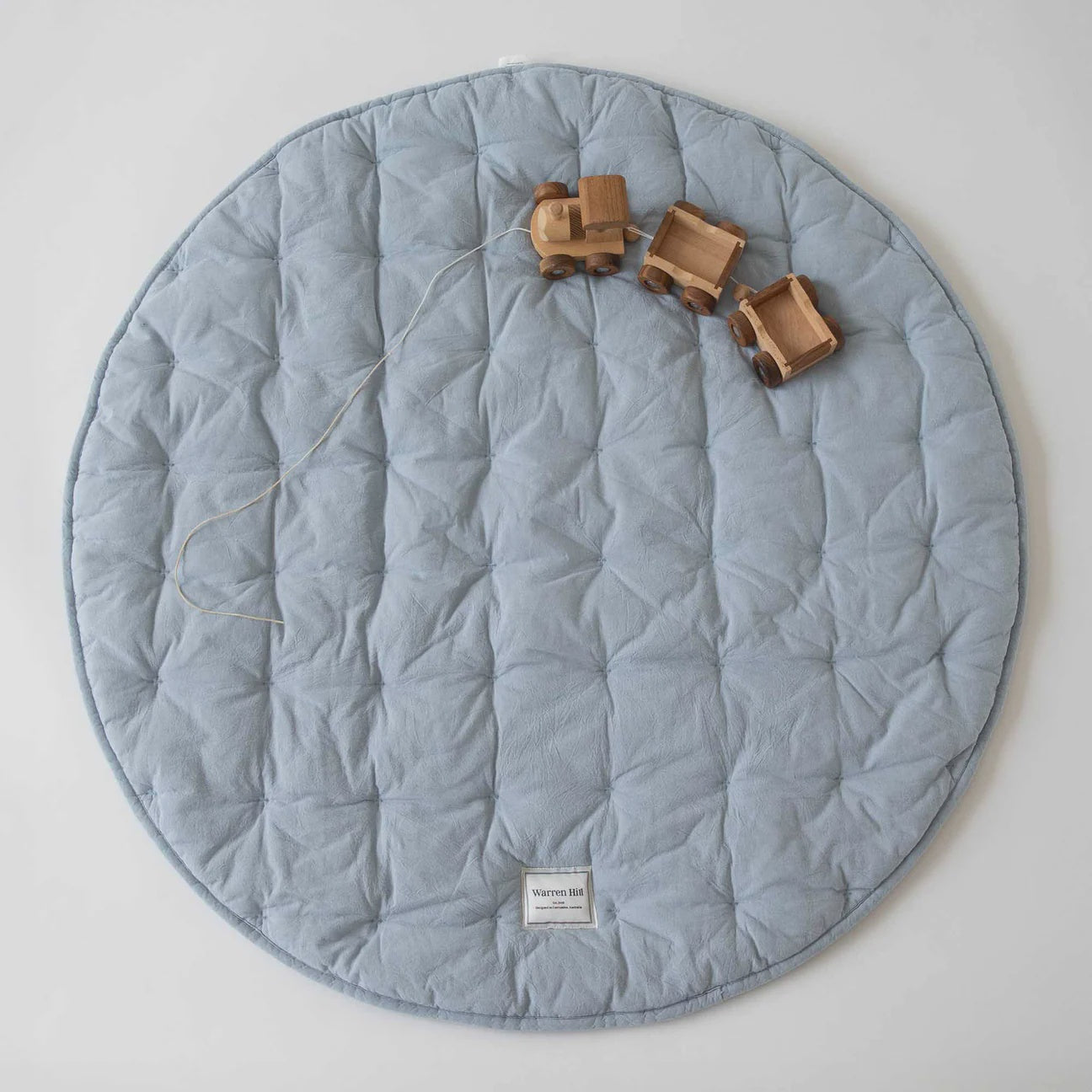 Warren Hill Sandwashed 100% Cotton Playmat (sky blue)