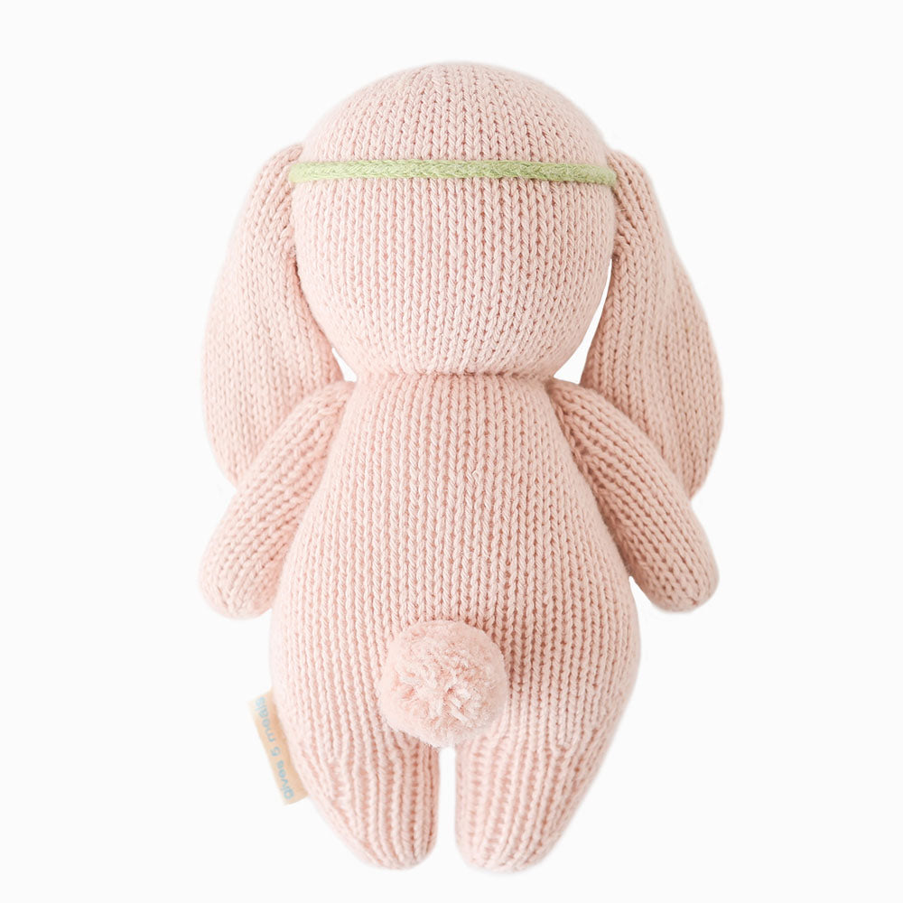 Cuddle and Kind Baby Bunny (rose with ivory floral)