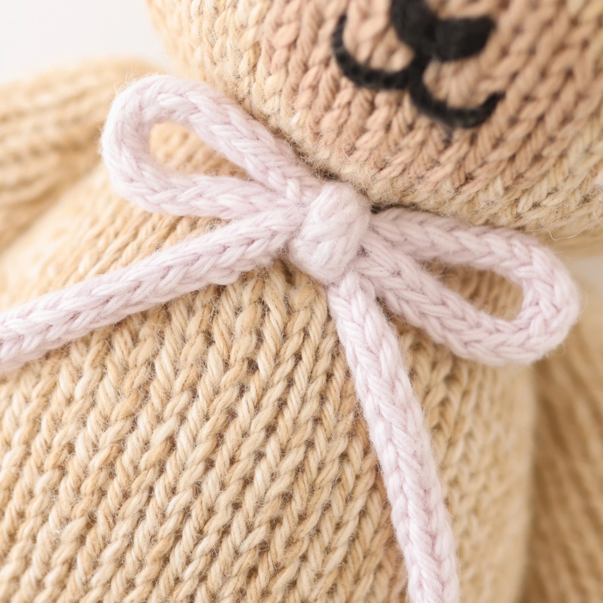 Cuddle and Kind Baby Honey Bear (lavender bow)