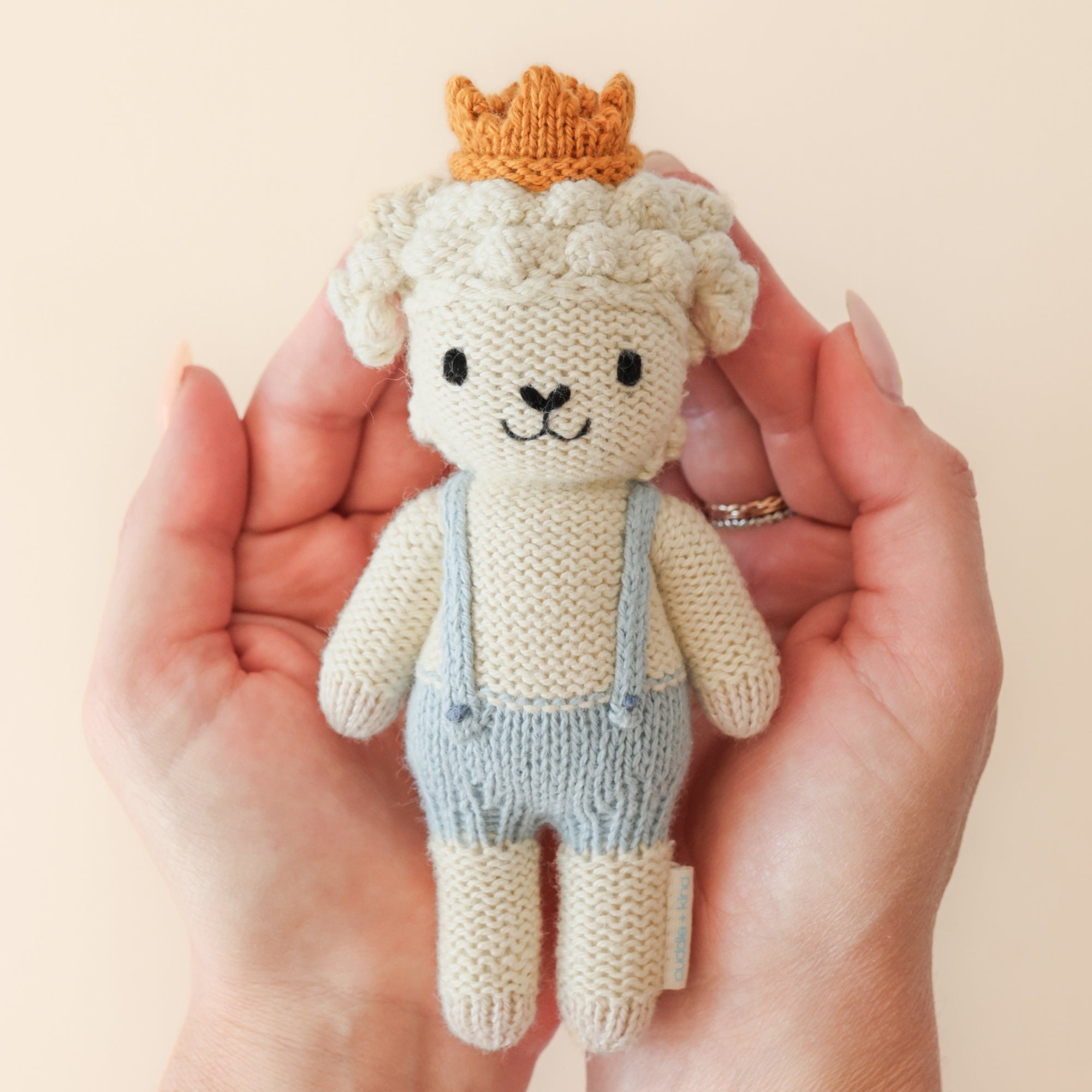 Cuddle and Kind Tiny Sebastian the Lamb