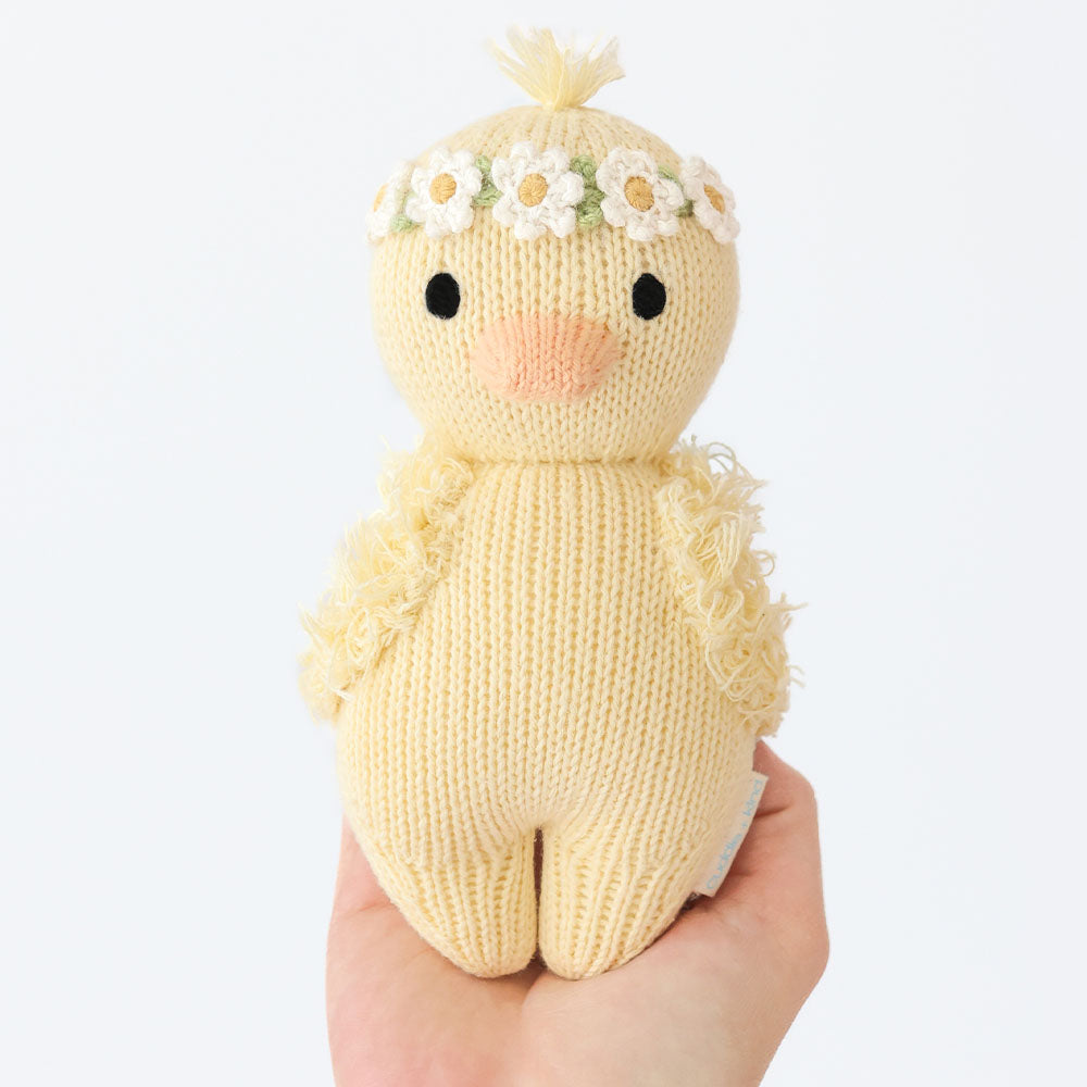 Cuddle and Kind Baby Duckling (ivory floral)