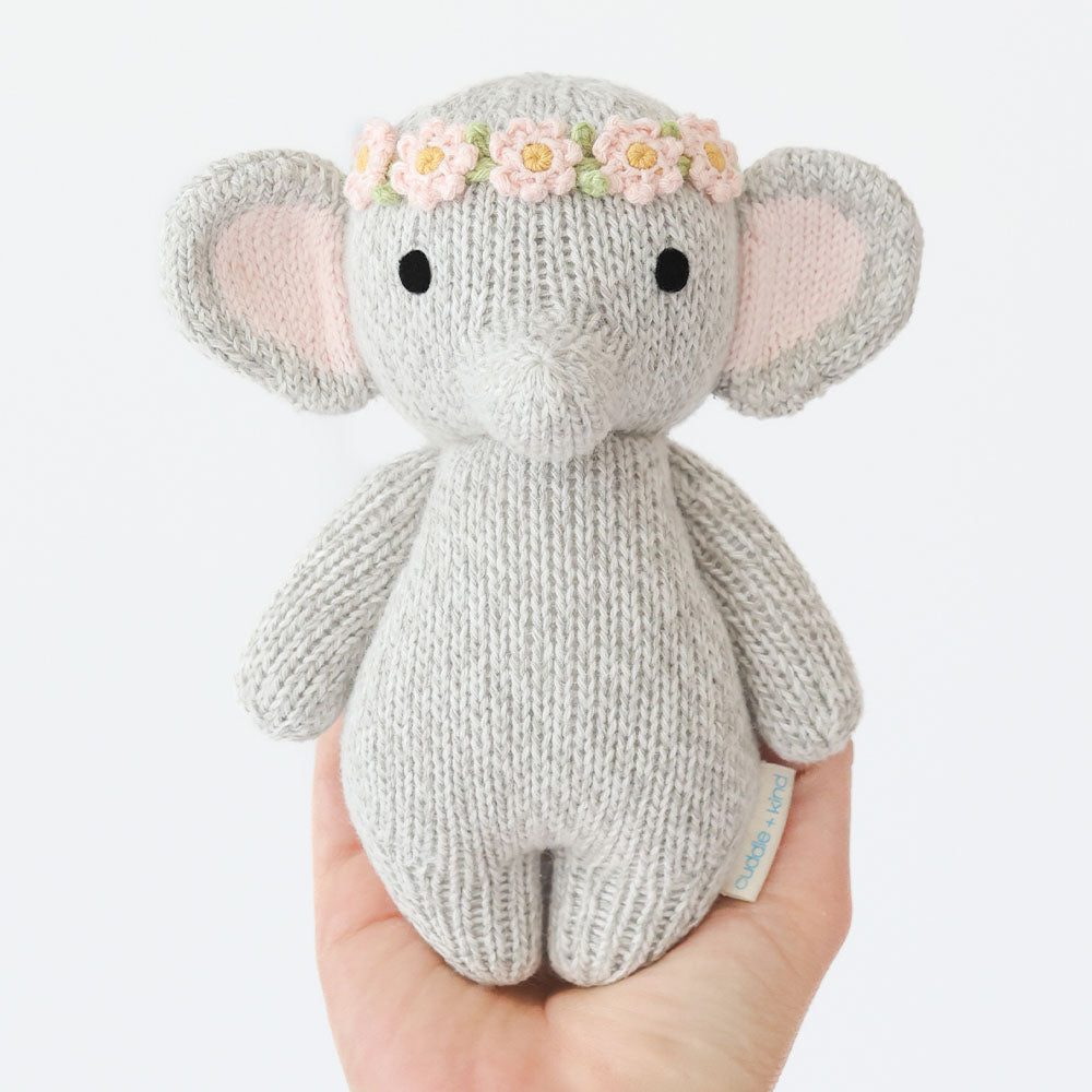 Cuddle and Kind Baby Elephant (blush floral)