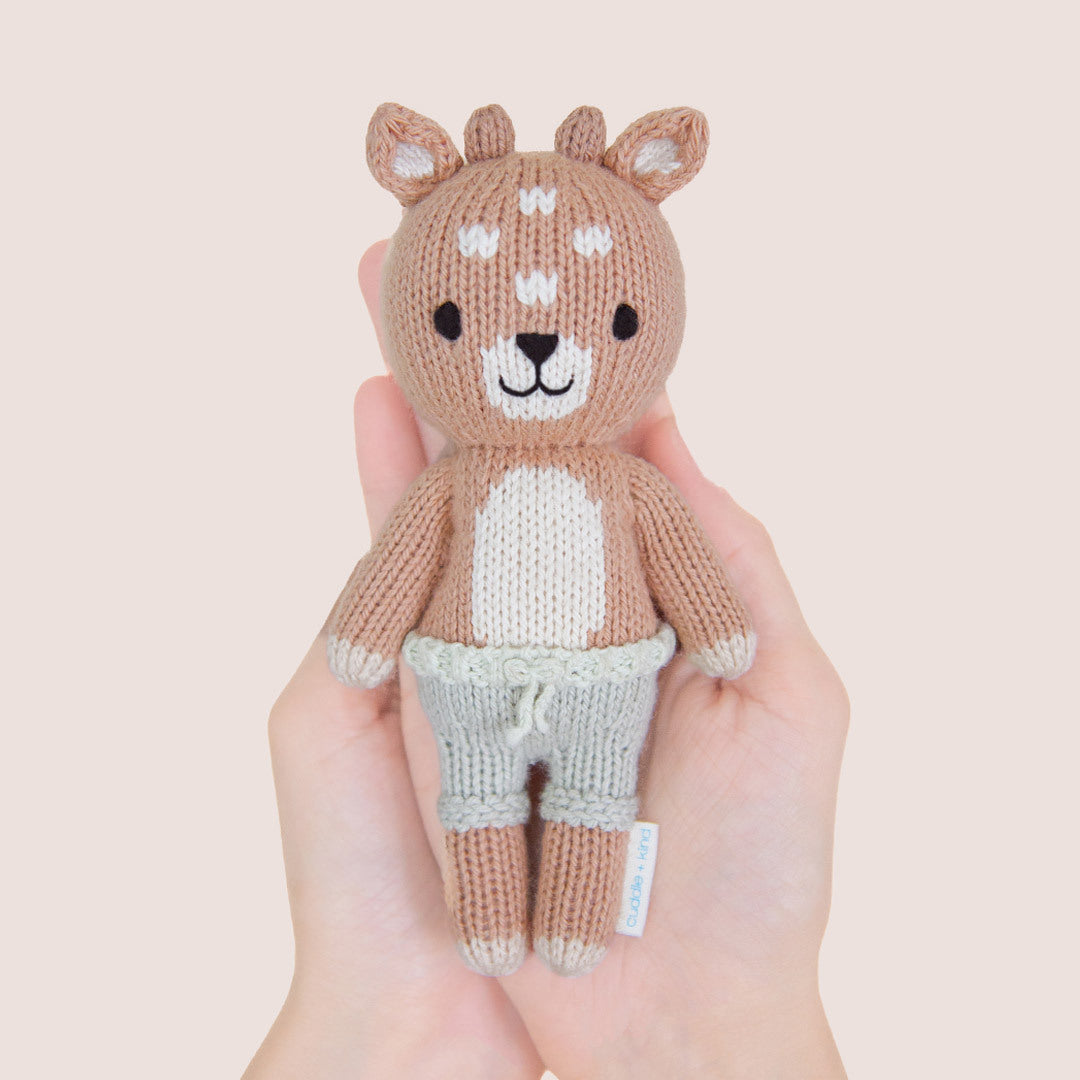 Cuddle and Kind Tiny Elliott the Fawn