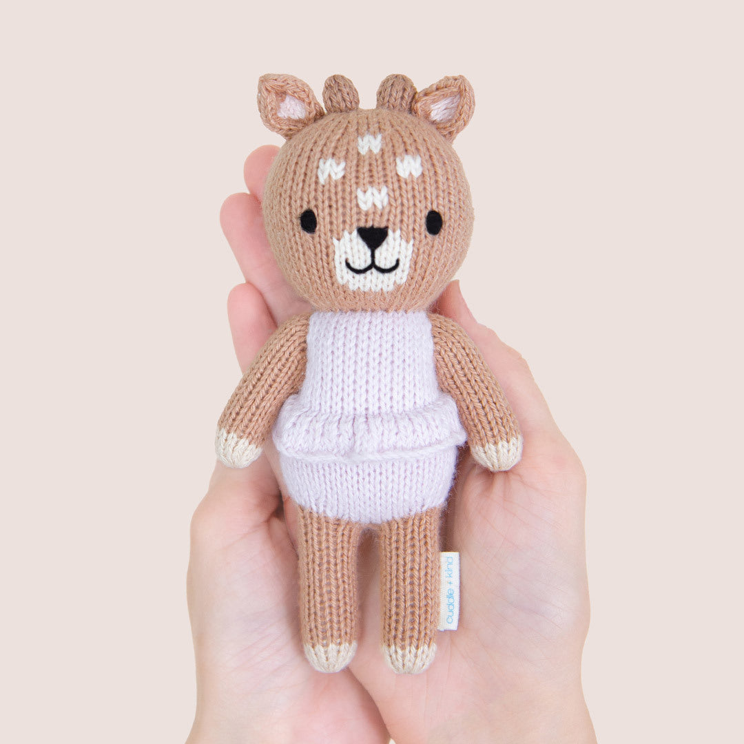 Cuddle and Kind Tiny Violet the Fawn