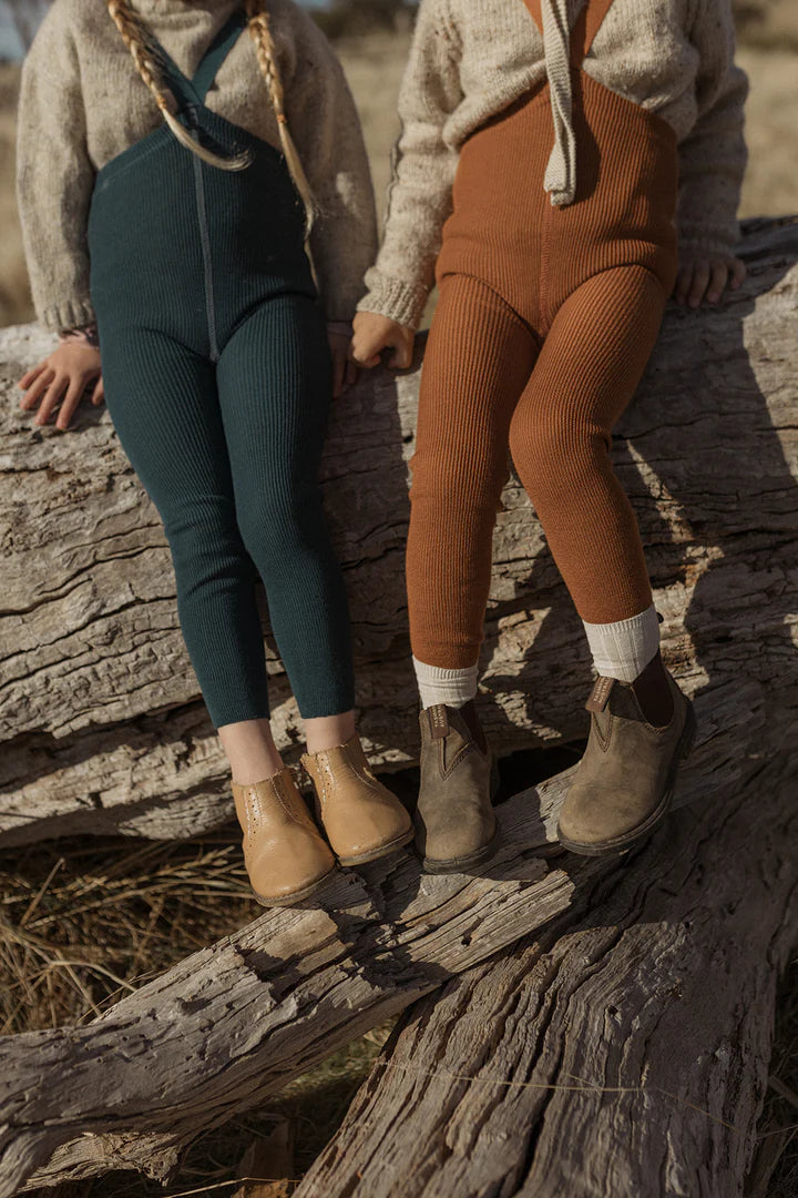 Silly Silas Wooly Footless Wool Tights (ginger)