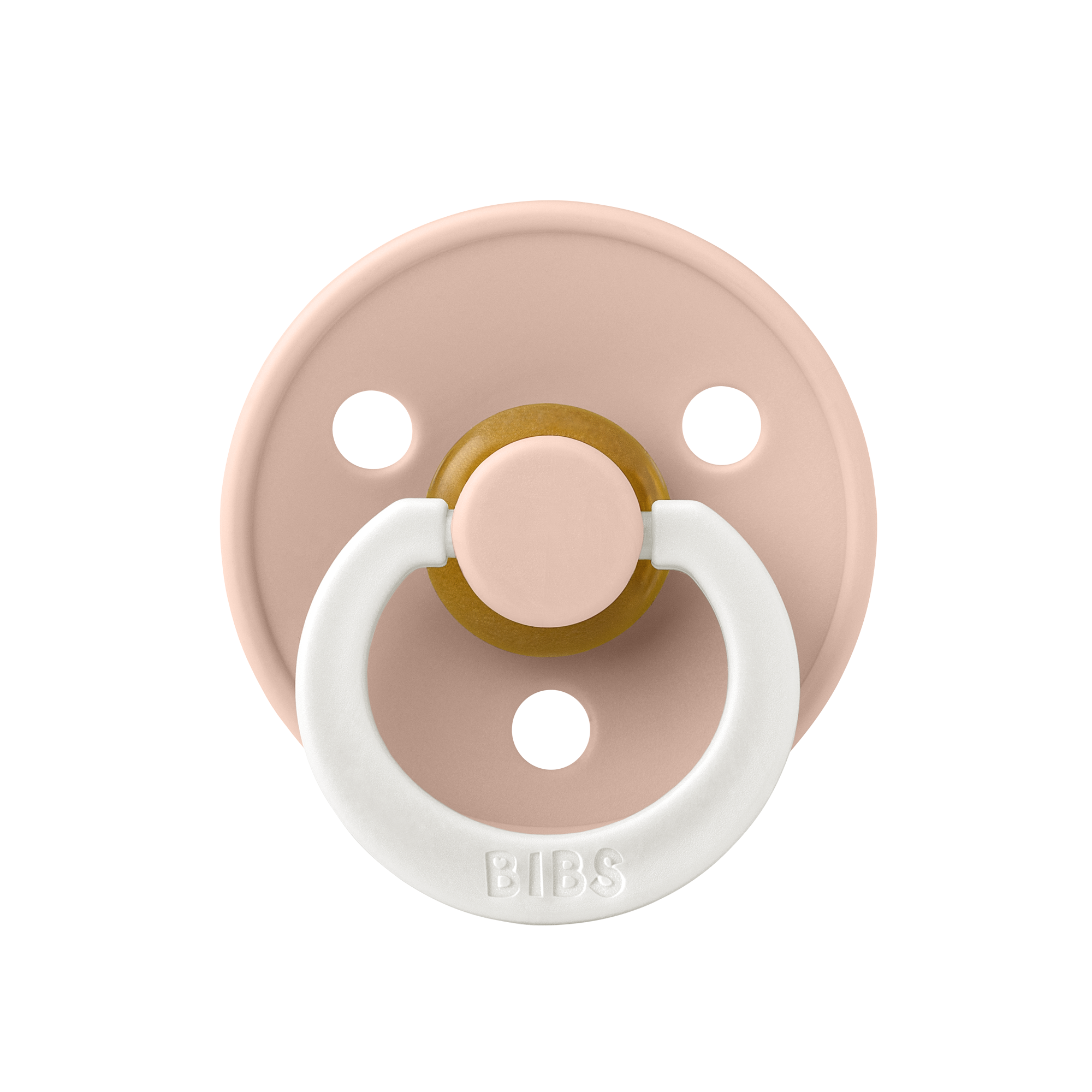 Bibs Denmark Dummies Colour 2pk Round Latex (size 1)