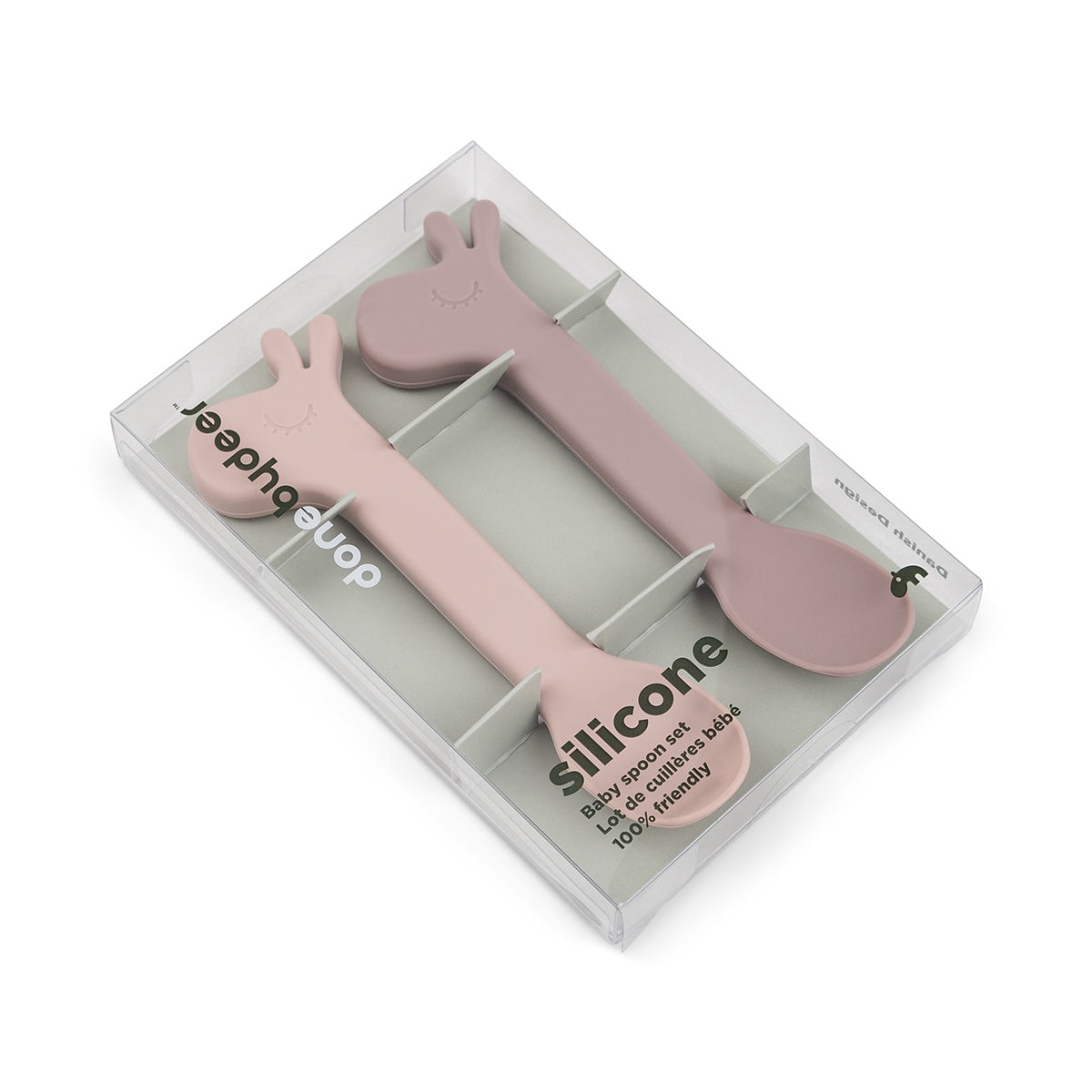 Done By Deer Silicone Spoon 2 Pack Lalee (powder)