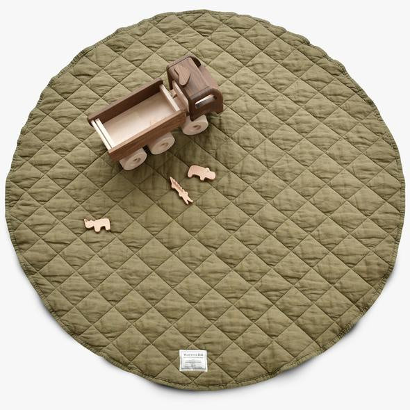 Warren Hill Linen Playmat (olive)