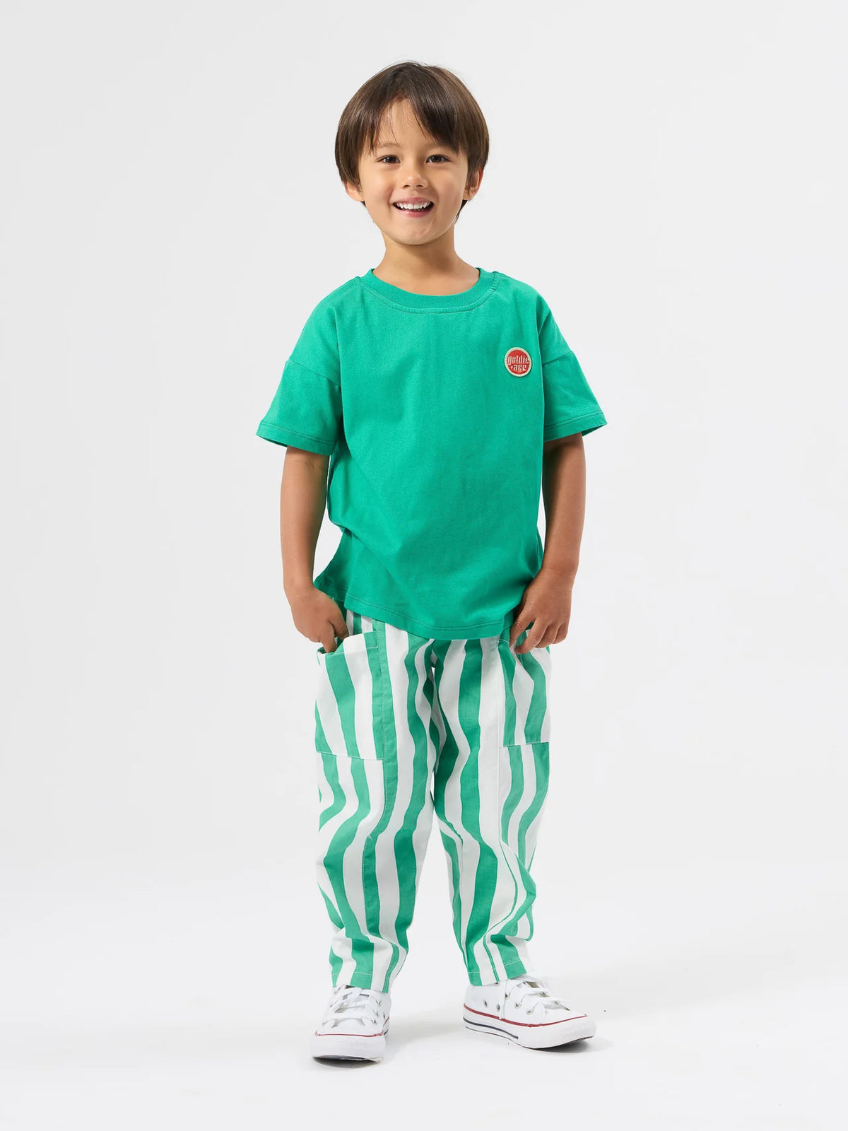 Goldie and Ace Essential Logo T-Shirt (green)