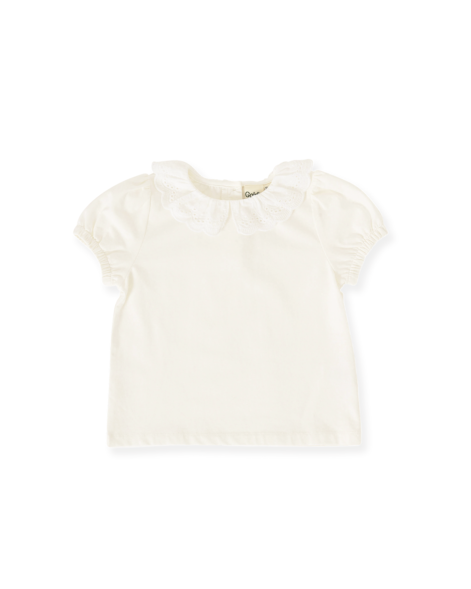 Goldie and Ace Laura Puff Sleeve Collar Top