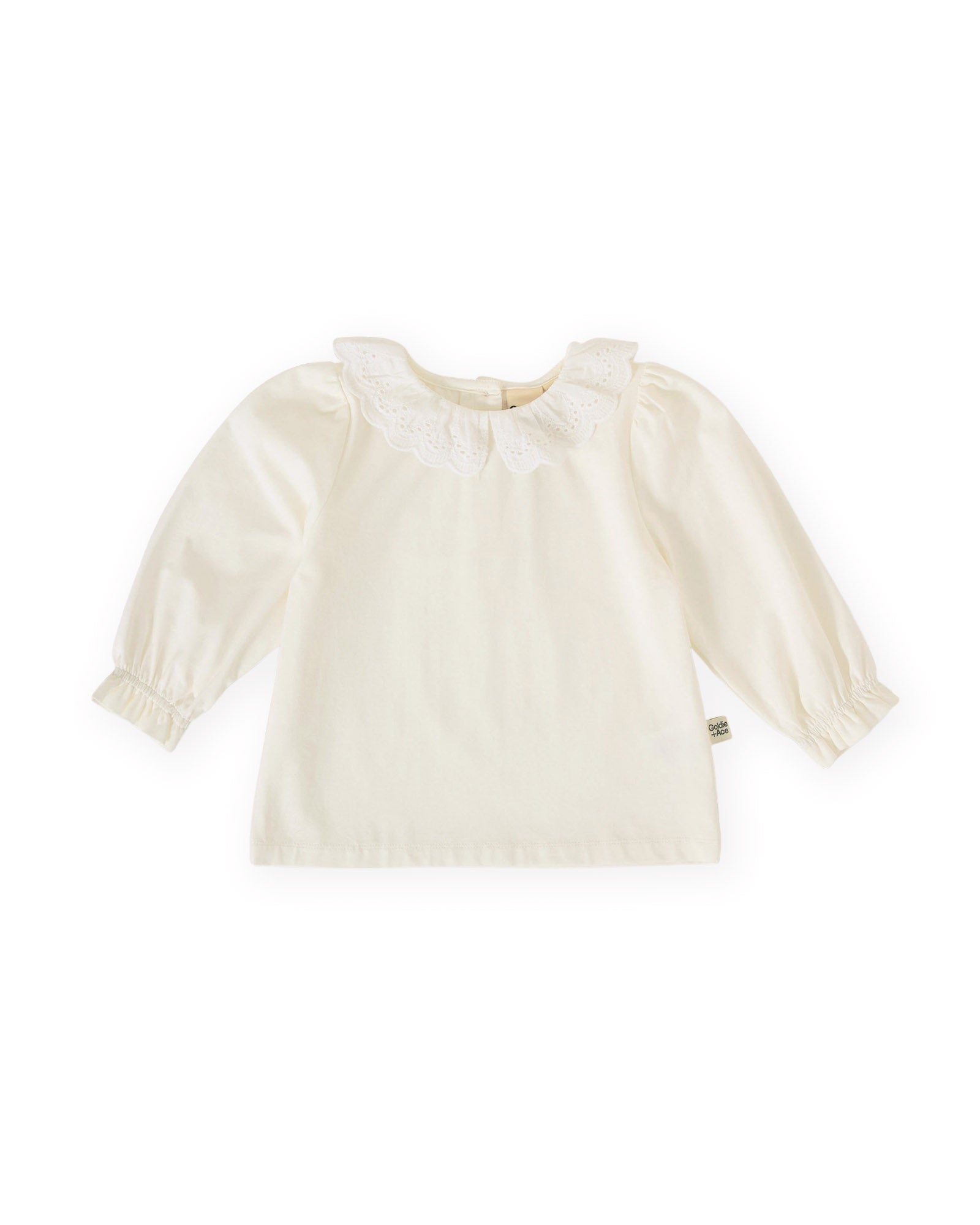 Goldie and Ace Laura Puff Sleeve Collar L/S Top