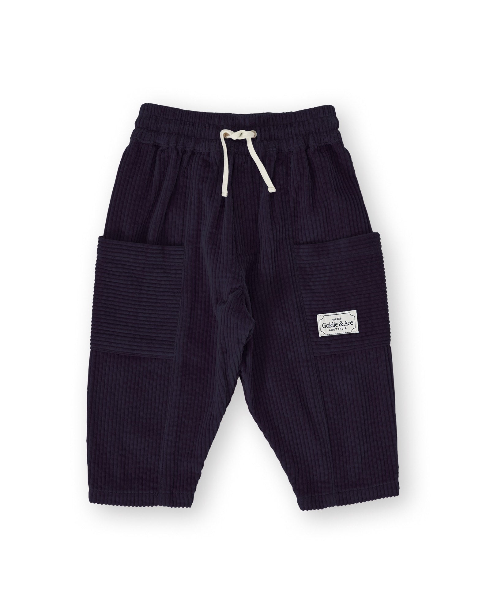 Goldie and Ace Kit Corduroy Pocket Pant (navy)