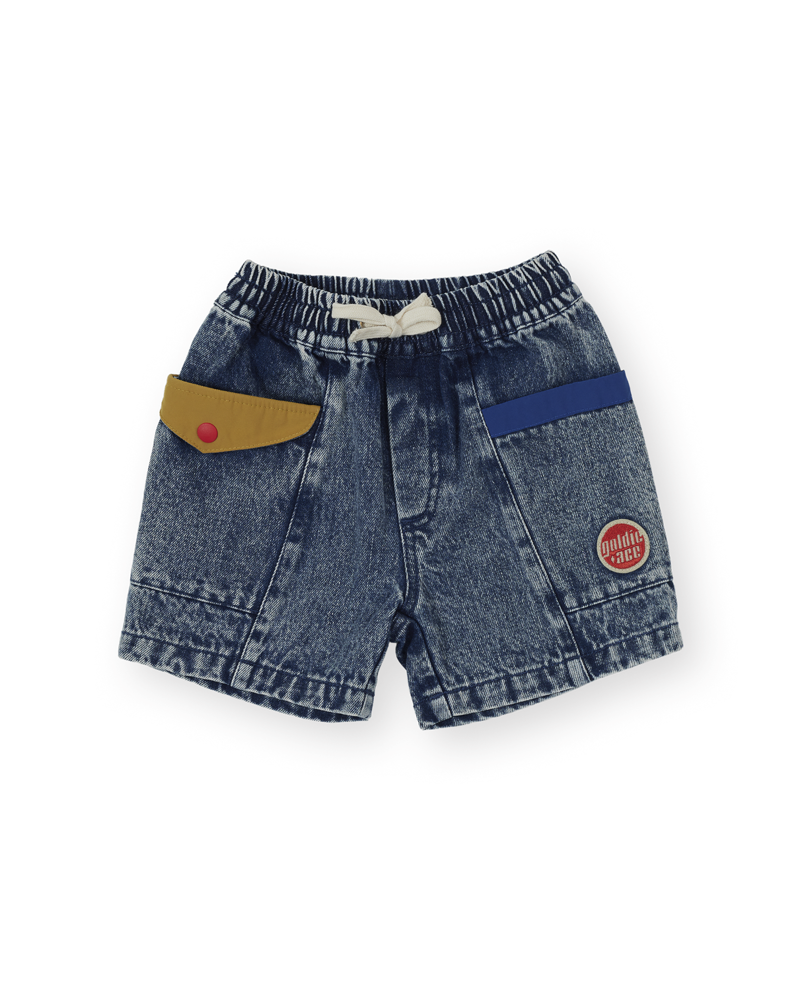 Goldie and Ace Vintage Denim Shorts (colour block)