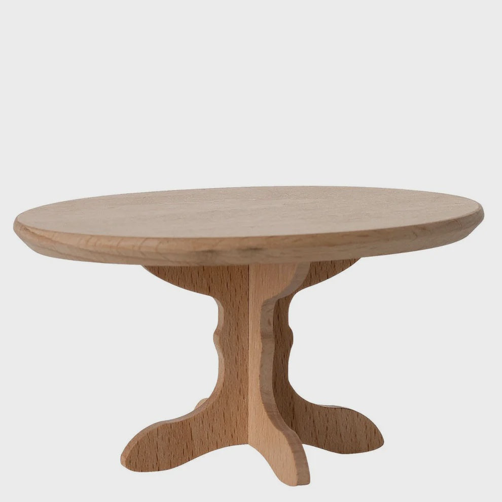 Maileg Oval Dining Table Natural Mouse