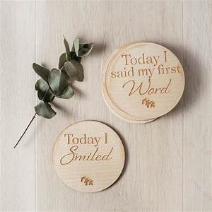 Noc Noc Wooden My Firsts Milestone Discs