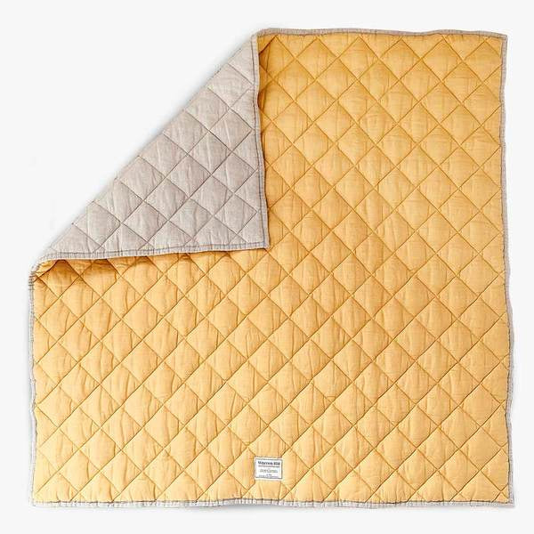 Warren Hill Linen Square Playmat (sunflower/natural)