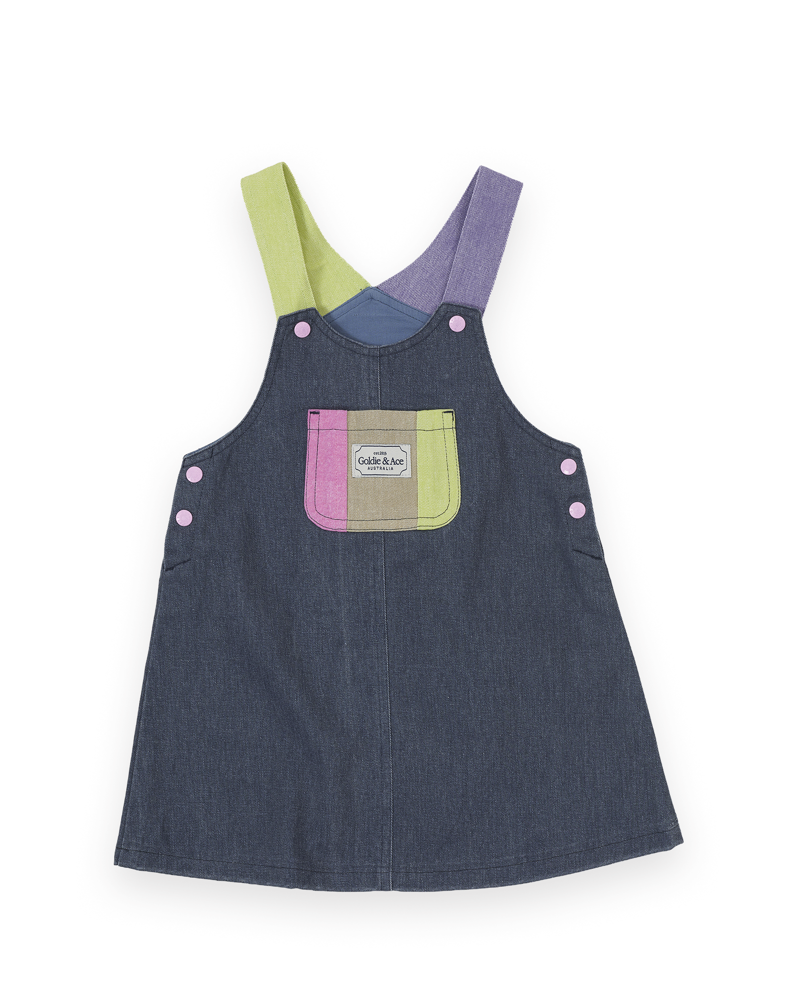 Goldie and Ace Pinafore Dress (colour pop)