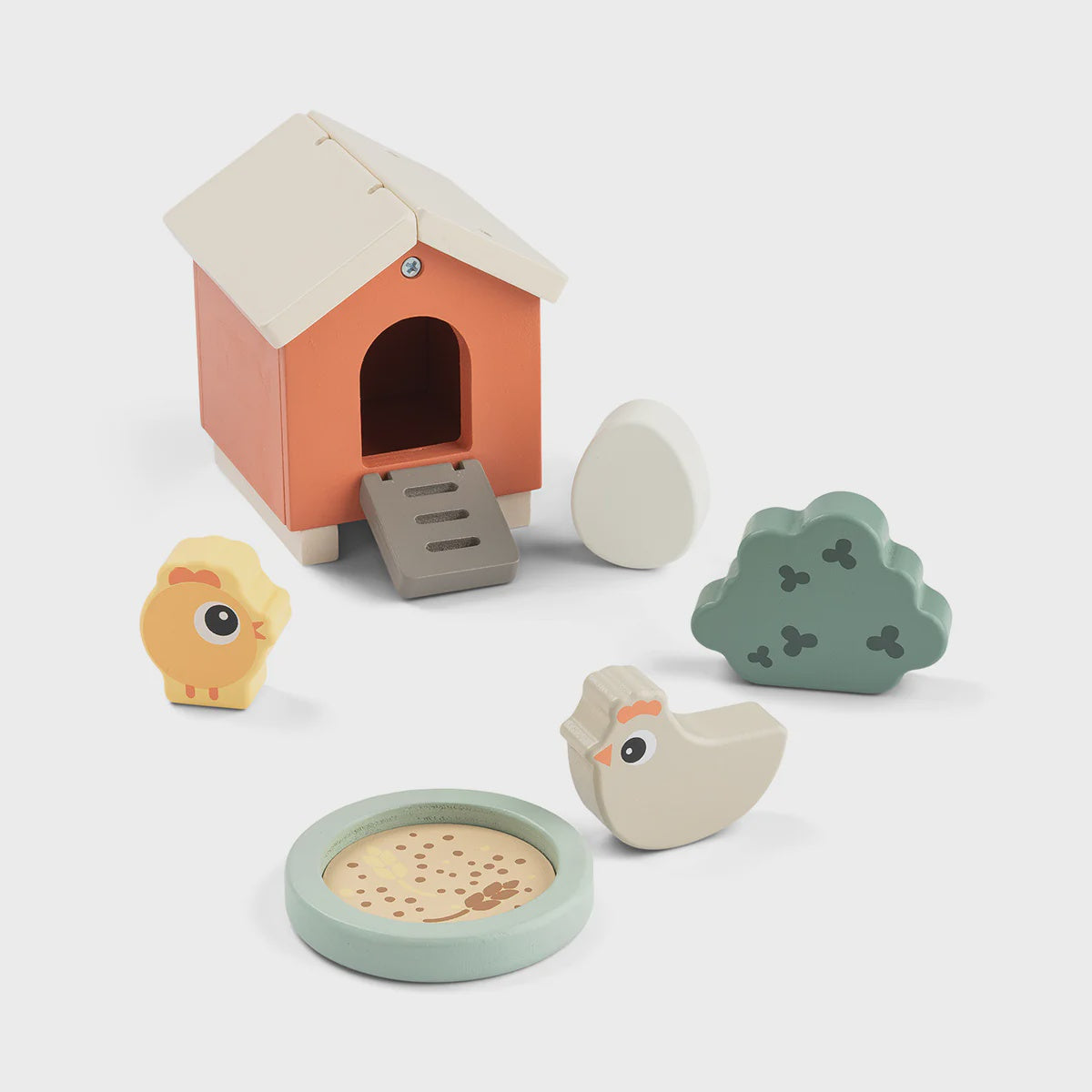 Done by Deer Tiny Farm Play Set Clucky