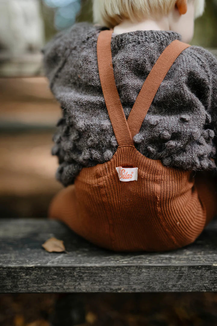 Silly Silas Footed Cotton Tights (cinnamon)