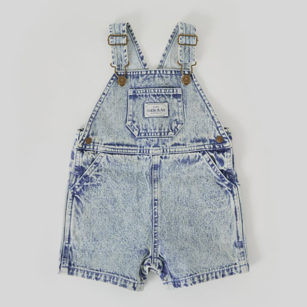 Goldie and Ace Burton Vintage Washed Denim Overall (light denim)