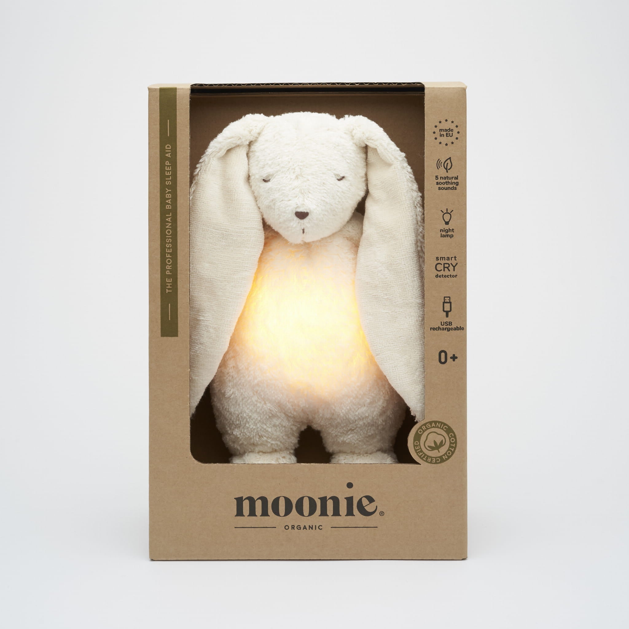 Moonie Organic Humming Bunny with Lamp 2.0 (polar)