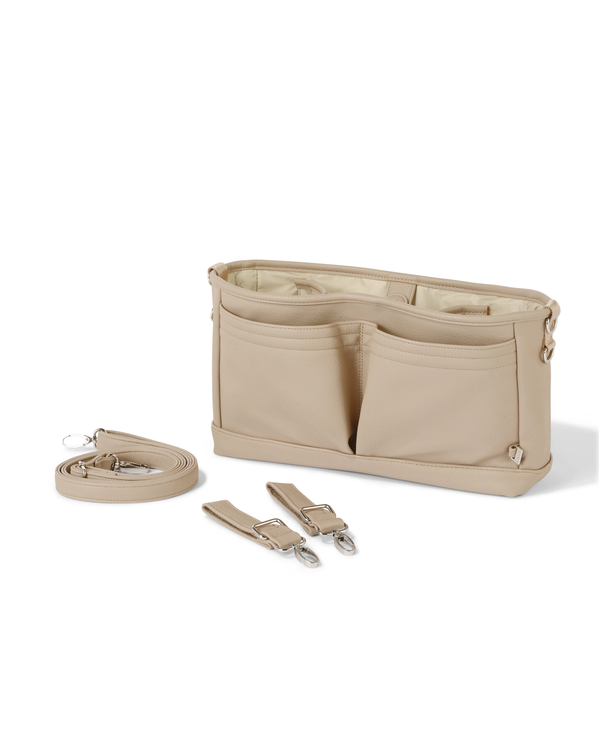 Oioi Signature Pram Caddy Vegan Leather (oat)