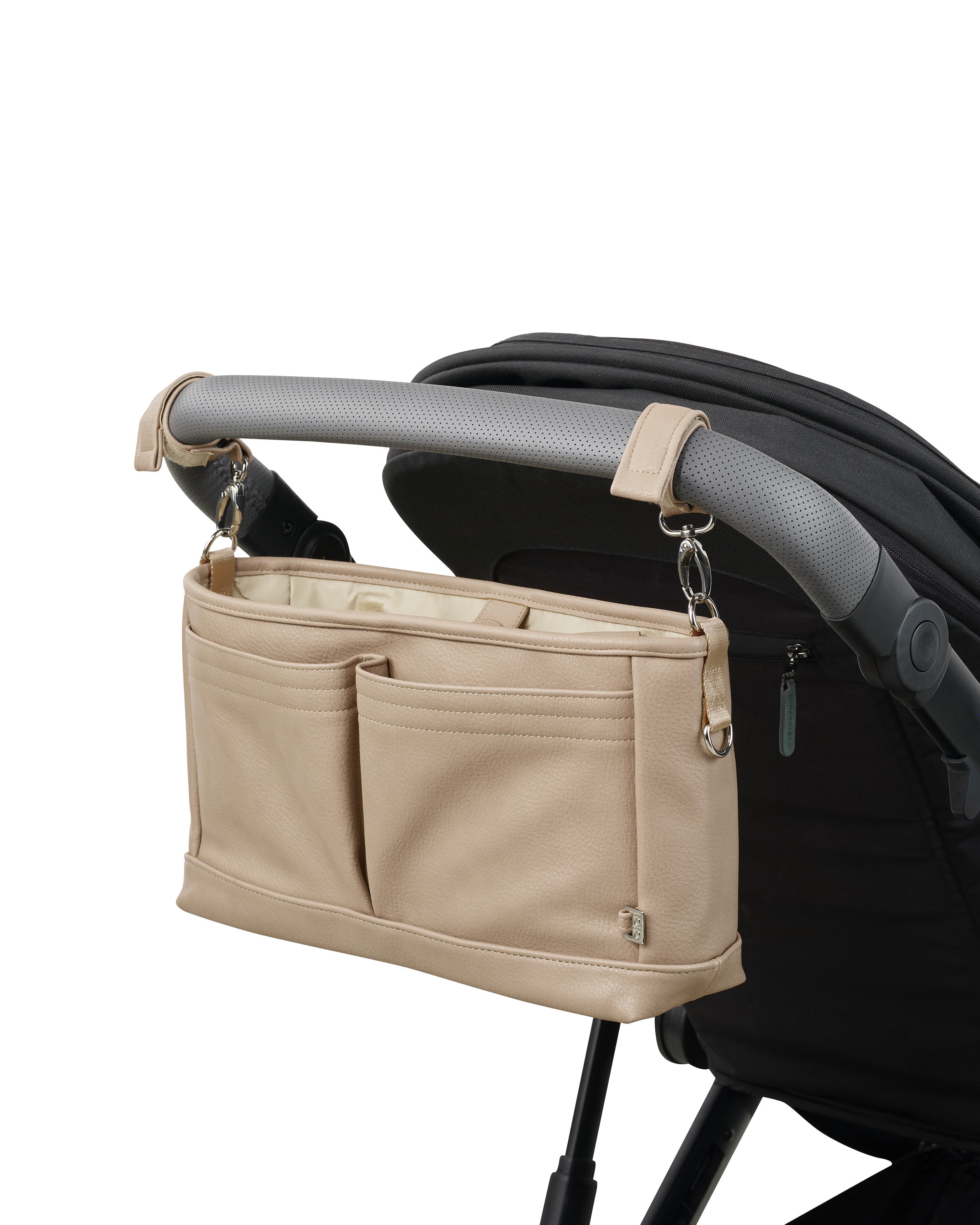 Oioi Signature Pram Caddy Vegan Leather (oat)