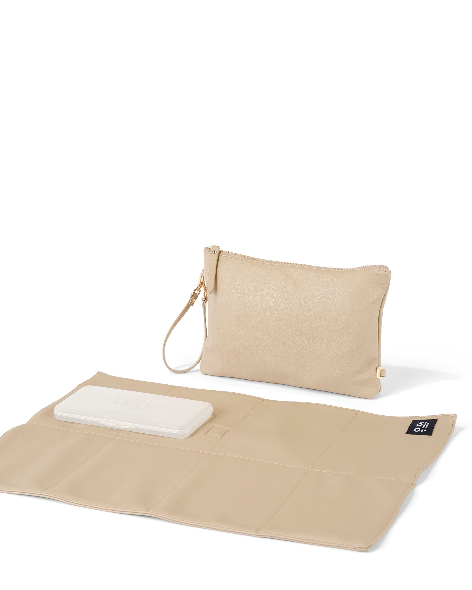 Oioi Nappy Pouch (oat dimple)
