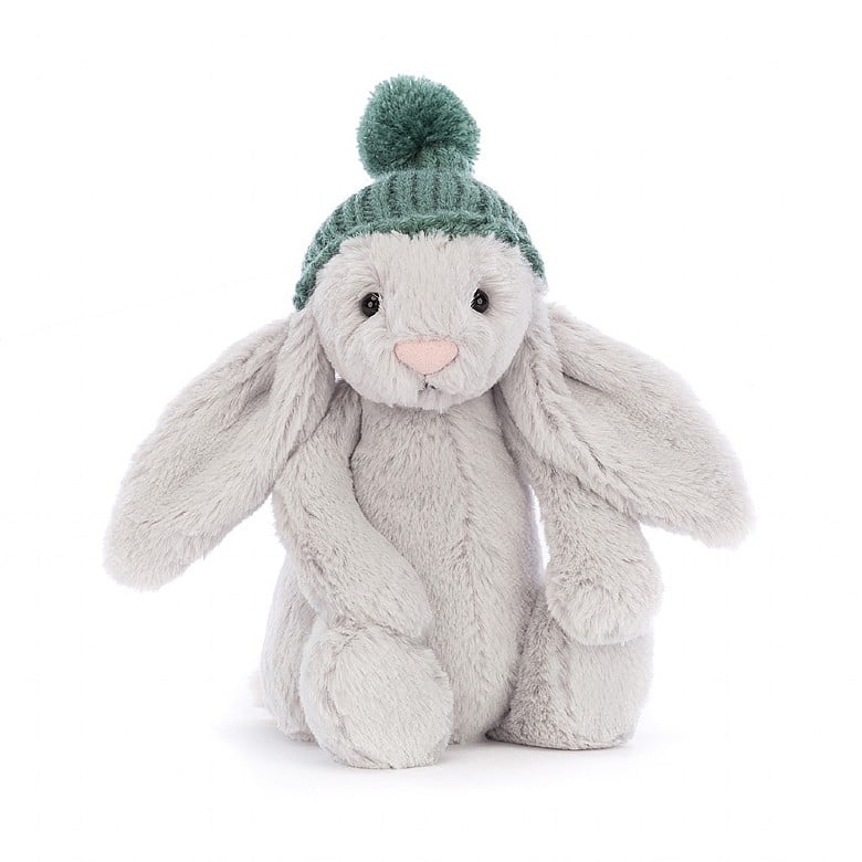 JellyCat Bashful Toasty Bunny Silver Small