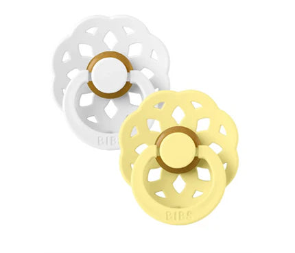 BIBS Denmark Boheme Pacifier Pack 2 Round Latex (Size 2)
