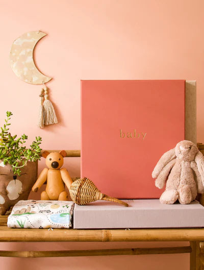 Write to Me Baby Journal - Your First Five Years (blush)