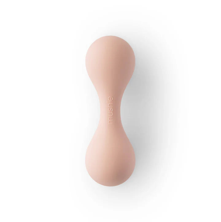 Mushie Silicone Toy Rattle (blush)