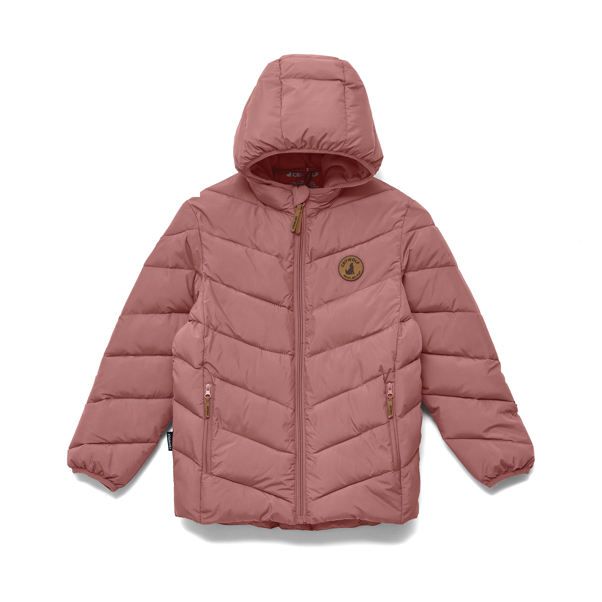 Crywolf Eco-Puffer Jacket (rosewood)