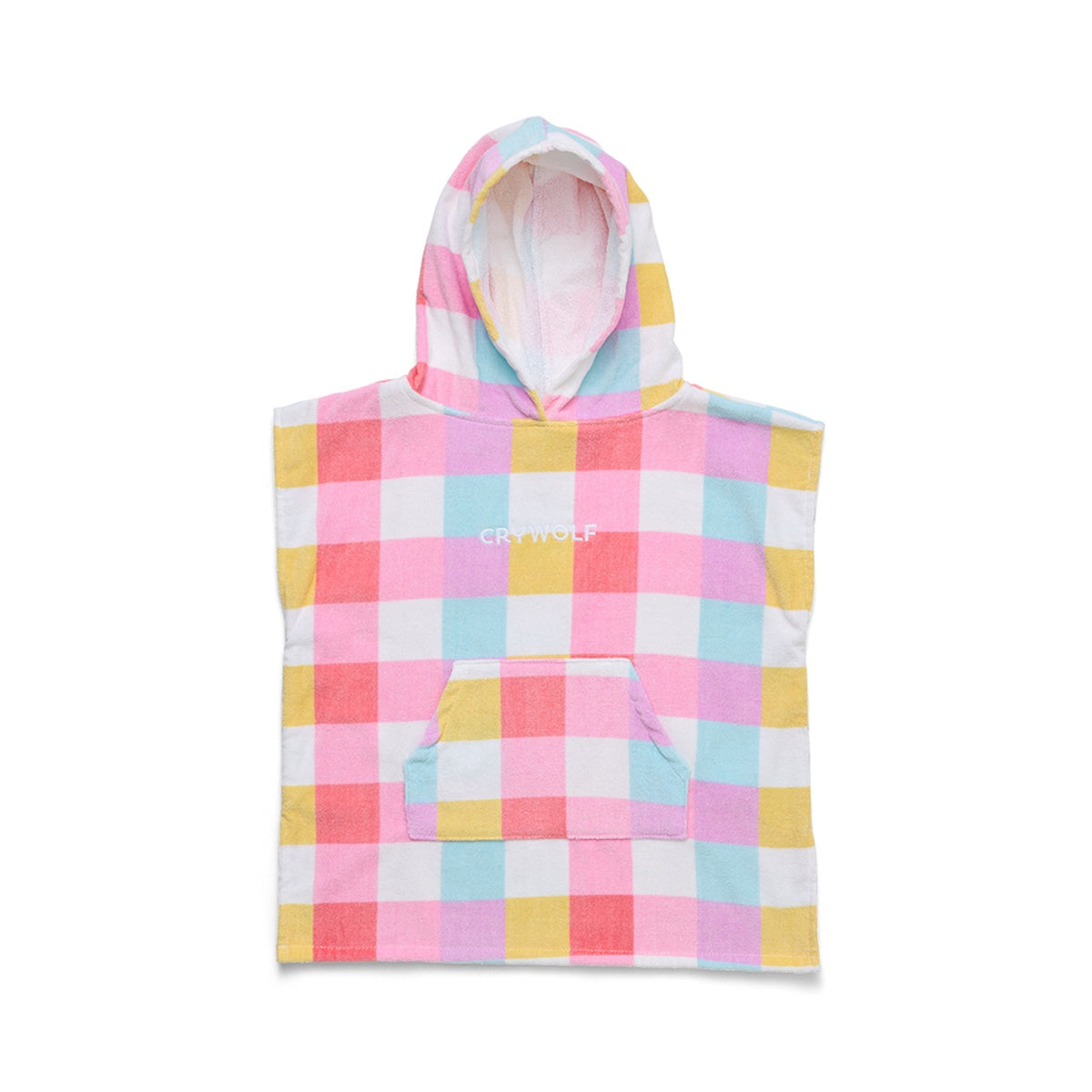 Crywolf Hooded Towel (pop gingham)
