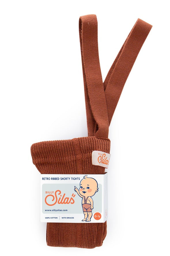 Silly Silas Shorty Cotton Tights (cinnamon)