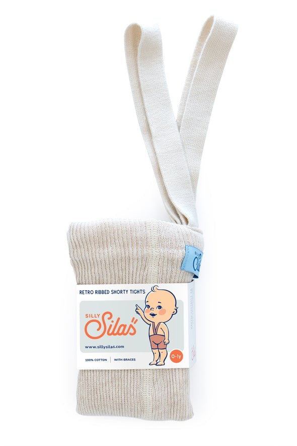 Silly Silas Shorty Cotton Tights (cream blend)