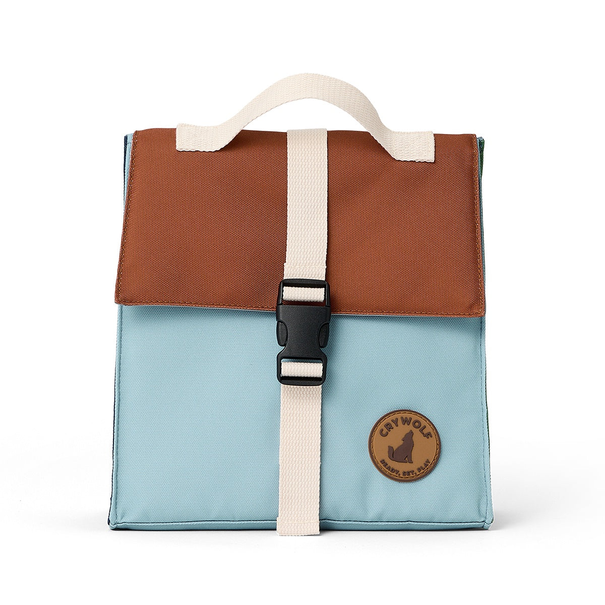 Crywolf Insulated Lunch Bag (ocean colour block)