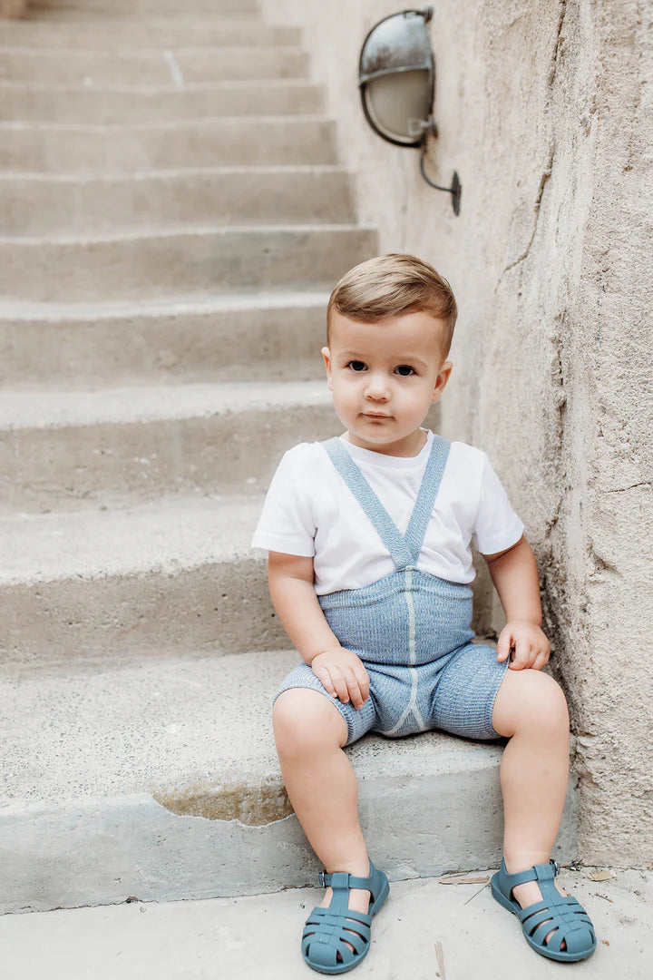 Silly Silas Shorty Cotton Tights (marshmellow sky)