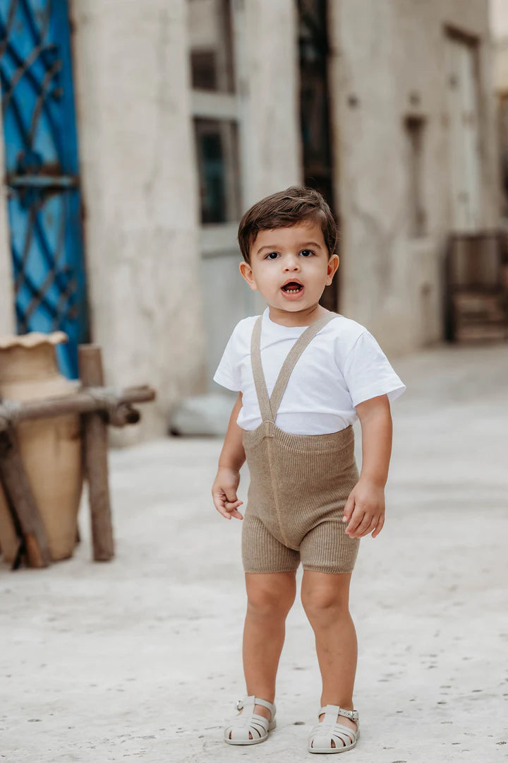 Silly Silas Shorty Cotton Tights (peanut blend)