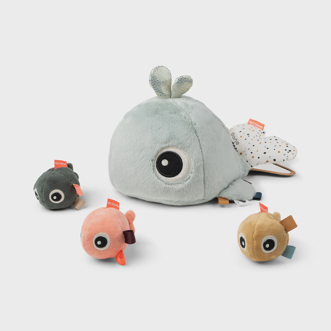 Done By Deer Hide and Seek Activity Toy (Wally Whale)