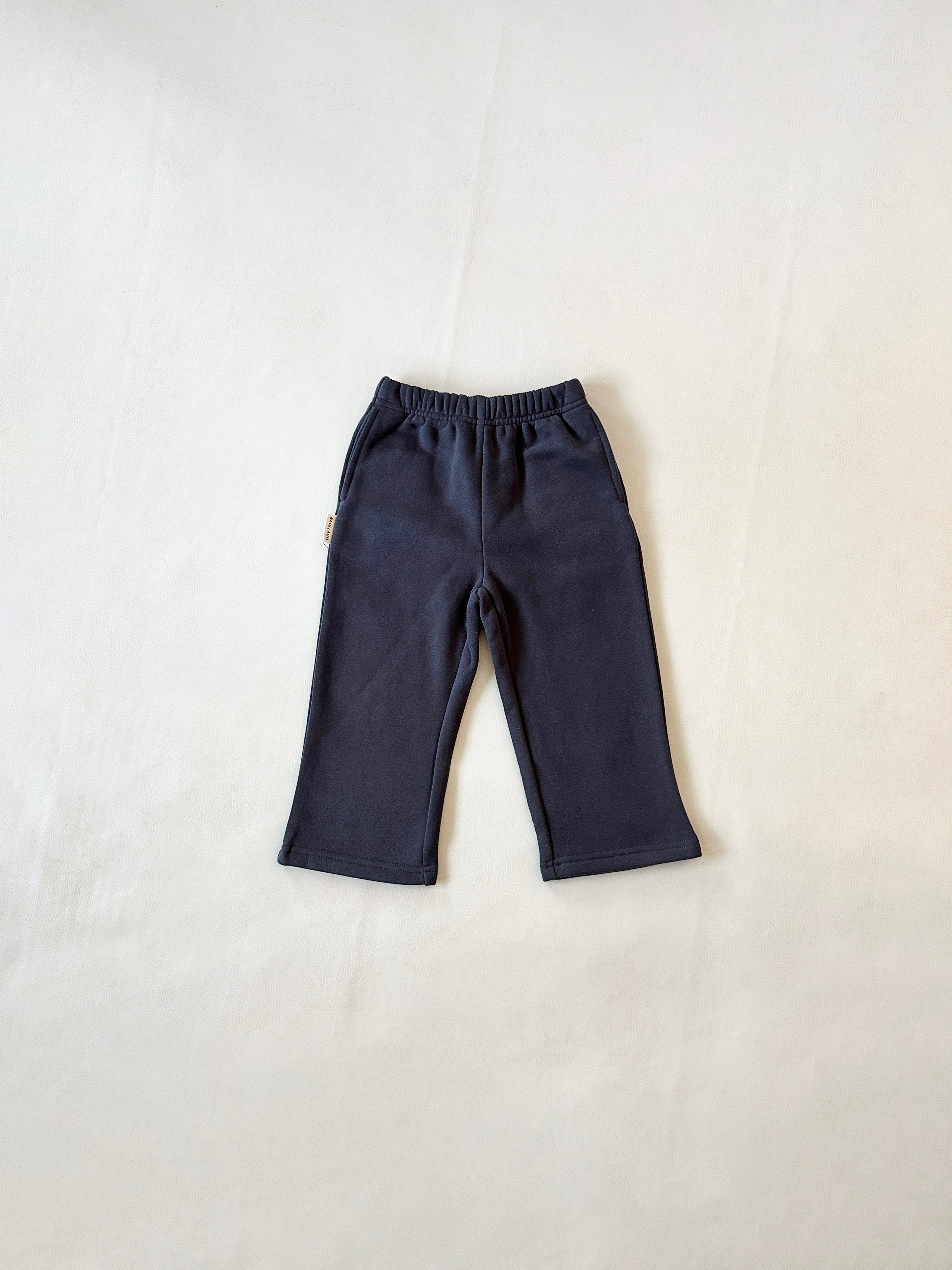 Tiny Trove Sporty Puff Print Hoodie Set (charcoal/black)