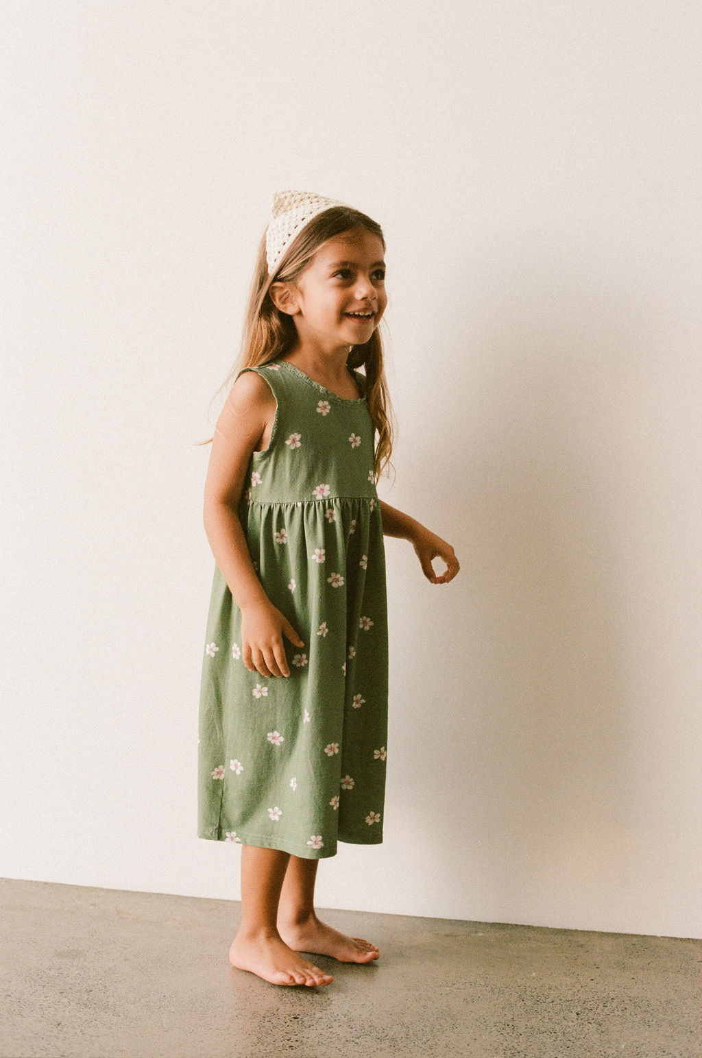 Illoura Eden Dress (field daisy print)