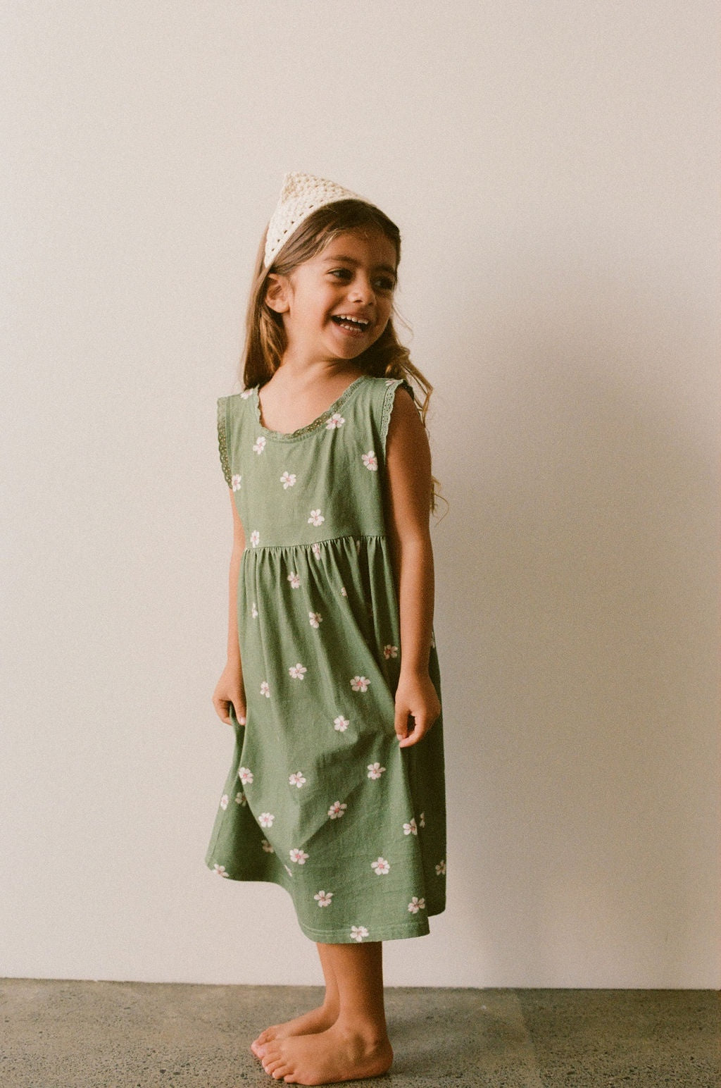 Illoura Eden Dress (field daisy print)