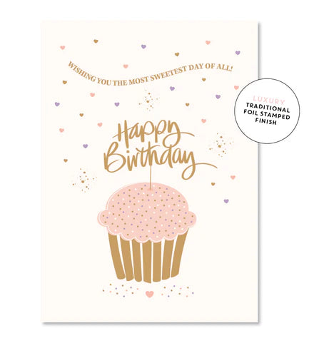 Just Smitten Greeting Card Birthday Girl