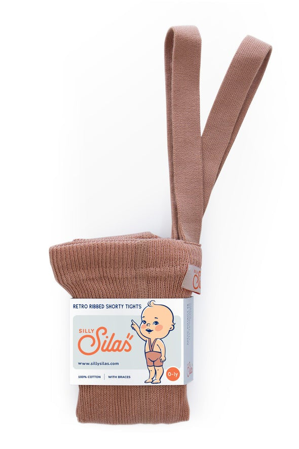 Silly Silas Shorty Cotton Tights (light brown)