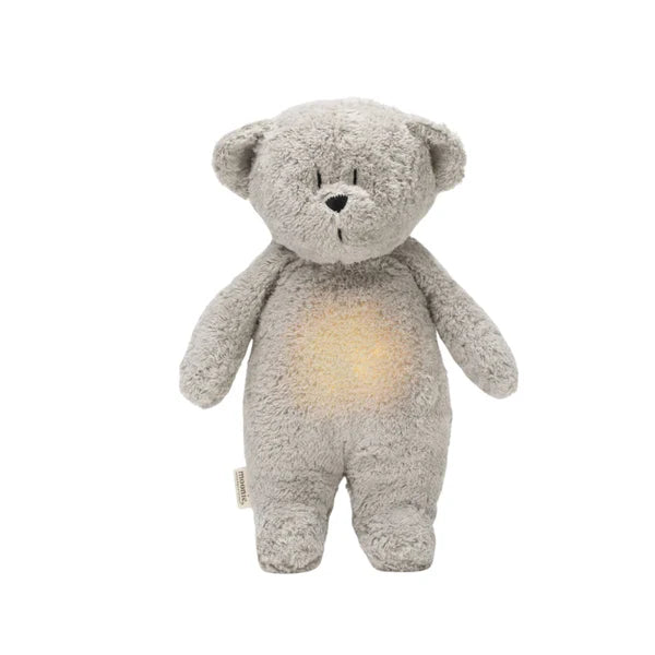 Moonie Organic Humming Bear with Lamp (grey)
