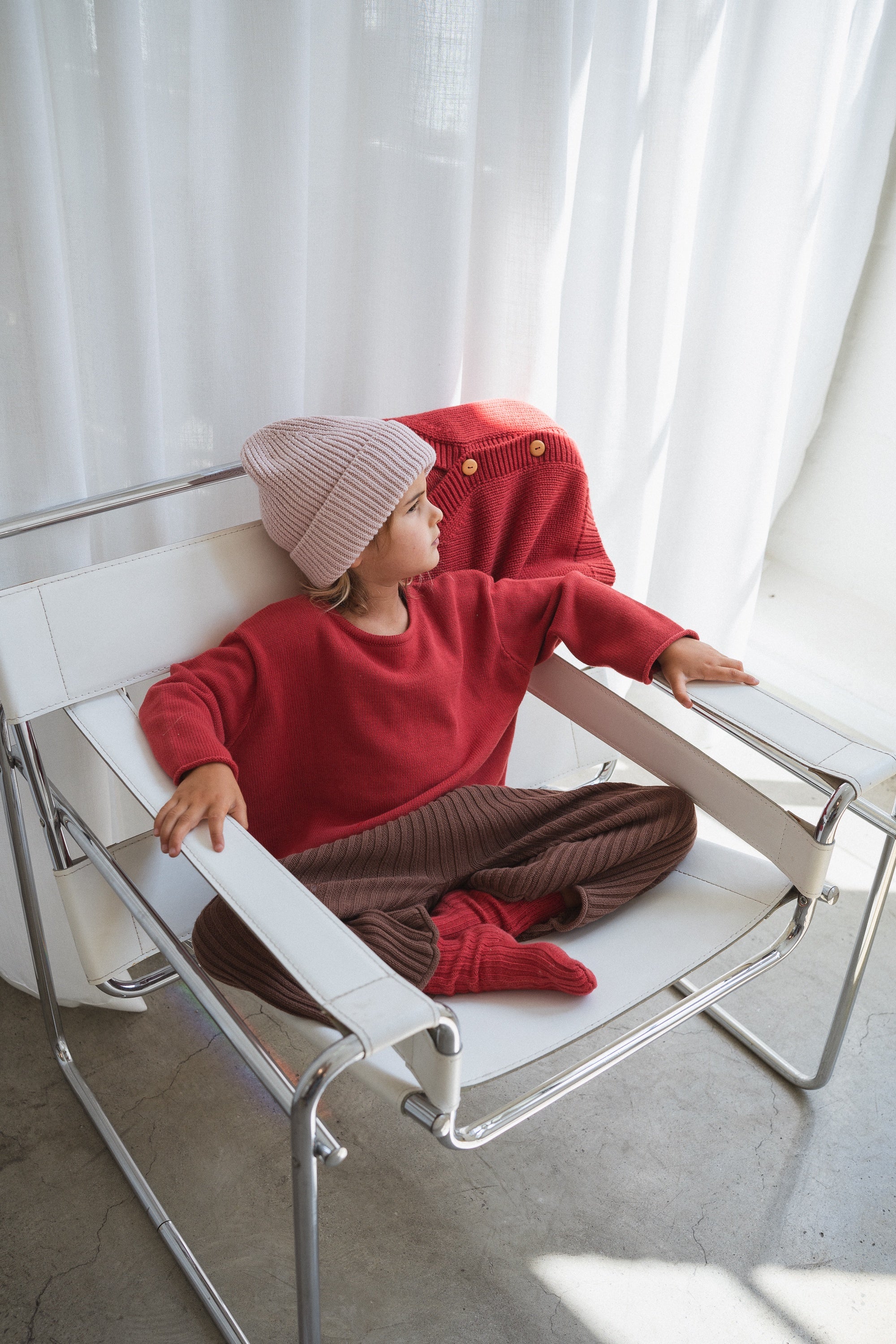 Illoura Essential Knit Jumper (chilli)