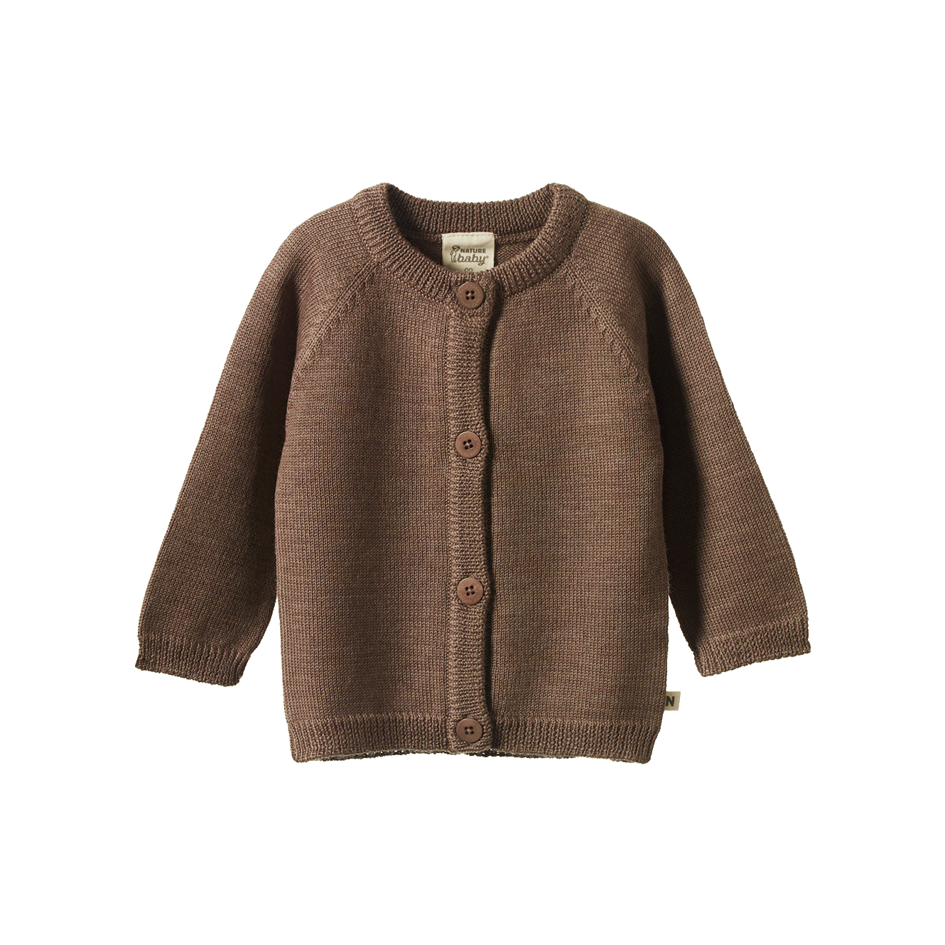 Nature Baby Merino Knit Cardigan (cub marl)