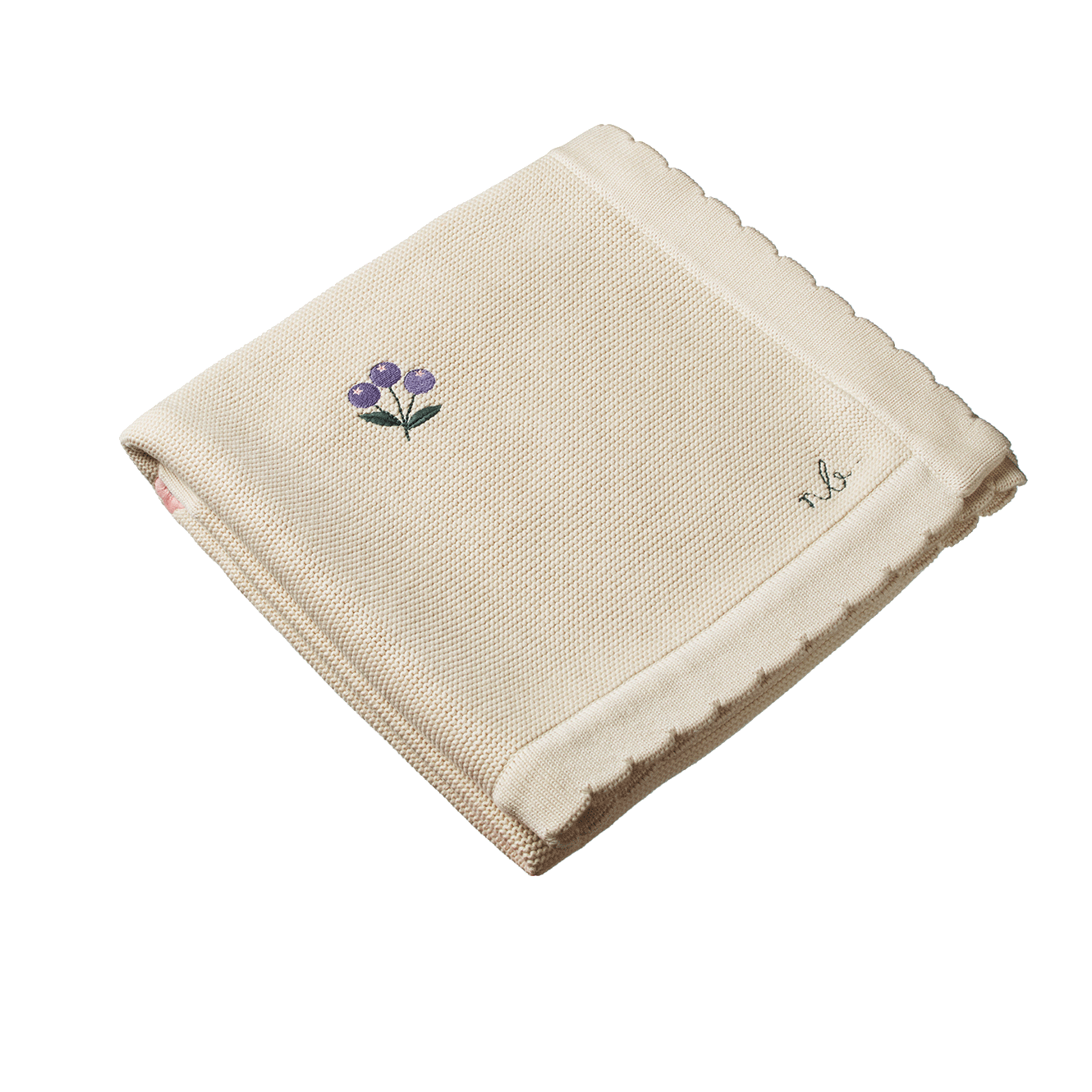 Nature Baby Fern Blanket (berry garden)