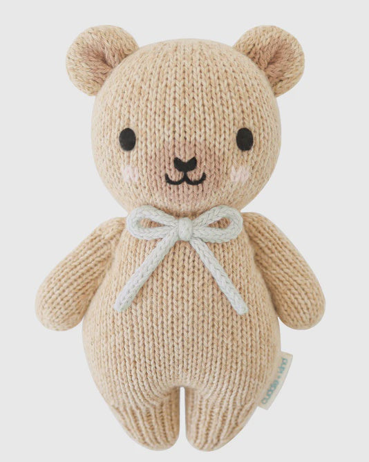 Cuddle and Kind Baby Honey Bear (blue bow)